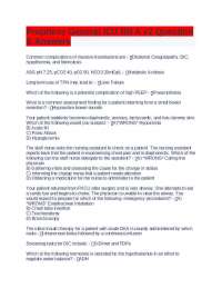 Prophecy General ICU RN A v2 Question & Answers
