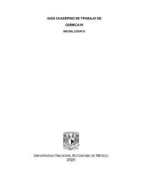 Guía cuaderno de estudio de Química III UNAM ENP