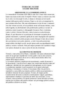 Storia del teatro. Cesare Molinari