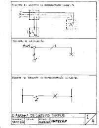 Diagrama de Circuitos eléctricos (simple, tres vías y cuatro vías)