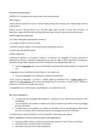 RIASSUNTO NEUROSCIENZE II CAP. 15-25, BEAR