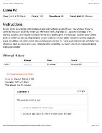 Biology: Genetics Exam #2