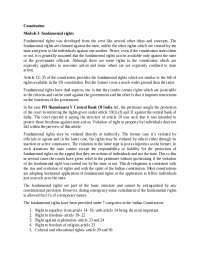the documents covers the constitutional law syllabus of rights of citizens