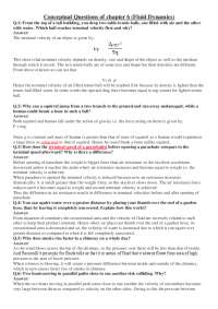 Physics chapter 6 solved exercise | Exercises Physics - Docsity