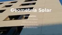 ¿Que es la geometria solar?