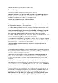 Orientações de Trabalho de Conclusão de curso