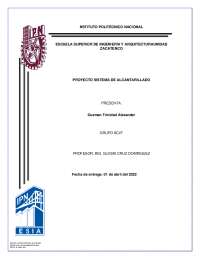 Proyecto alcantarillado