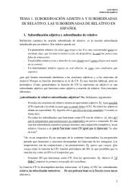 Sintaxis del español II apuntes completos