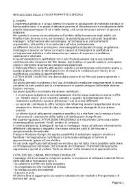 La formazione. I metodi "Quaglino"