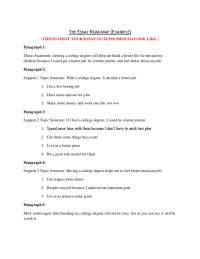 ROADMAP SENTENCE ESSAY EXAMPLE intelligence overview