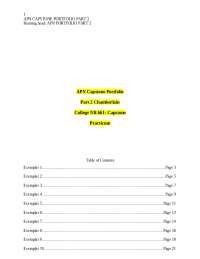NR 661 APN Capstone Portfolio Part 2 Latest Update | Exams Nursing ...