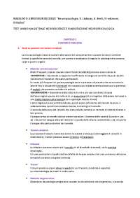 RIASSUNTO LIBRO "Neuropsicologia", E. Làdavas, A. Berti ,NEUROSCIENZE, UNIBO