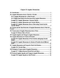 Angular Momentum: Calculation and Conservation
