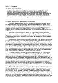 The Atlanta Compromise Speech by Booker T. Washington and the Critique by W.E.B. Du Bois