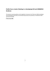 Taxation of Profits from Dealing or Developing UK Land: A Comprehensive Guide