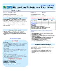 Sodium Sulfide: Health Hazards and Safety Measures