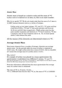Understanding Atomic Mass and Isotopes: Carbon as an Example