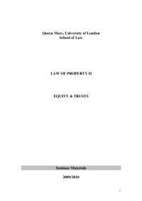Law of Trusts and Equity: Duties, Breaches, and Remedies