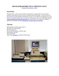 Bradford Total Protein Assay: A Detailed Protocol for Glomalin Concentration Measurement