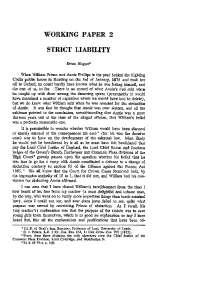 Strict Liability: The Case of R. v. Prince and Its Impact on Criminal Law