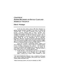 CHAPTER 4. PIERRE BOURDIEU ON SOCIAL CLASS AND ...