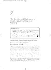 The Benefits and Challenges of Collaborative Multi-Agency ...