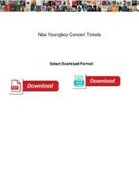 NBA Youngboy Concert Tickets and Availability