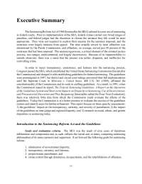 Impact of Sentencing Reform Act '84 on Federal Sentencing: Study of Lengths & Disparity