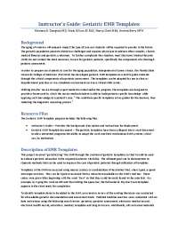 Geriatric EMR Templates: Enhancing Education at FSU College of Medicine