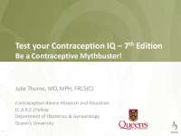 Contraception Advice: Mitigating Bias and Choosing the Right Method