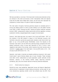 Post-GFC Retail Trends in Australia: Growth Rates and Retail Categories