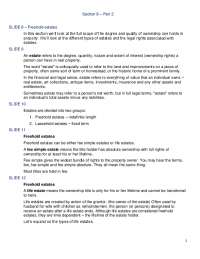 Understanding Real Estate Estates: Freehold vs. Leasehold & Life Estates