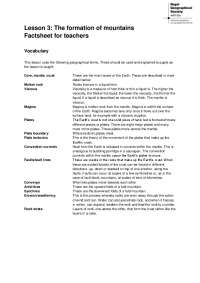 Formation of Mountains: Geology Lesson for Teachers