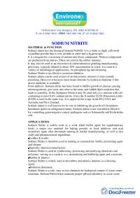 Sodium Nitrite: Properties, Applications, and Uses in Various Industries
