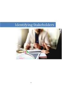 Identifying Stakeholders | Exercises Business | Docsity