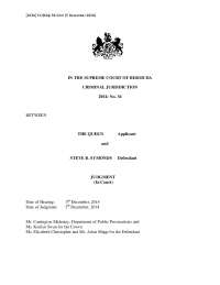 Legal Analysis of Grievous Bodily Harm and Deprivation of Liberty Charges in Bermuda