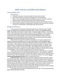 Understanding Selective and Differential Media in Microbiology