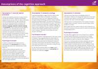 Understanding Human Behavior: Cognitive Approach & Mental Processes