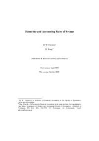 Comparison of ARR vs. IRR in Accounting Analysis