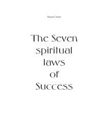 Seven Spiritual Laws of Success