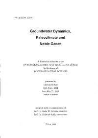 Groundwater Dynamics, Paleoclimate and Noble Gases | Slides Dynamics ...