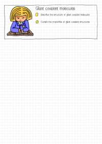 Giant Covalent Molecules: Structure, Properties, and Comparison of Diamond and Graphite
