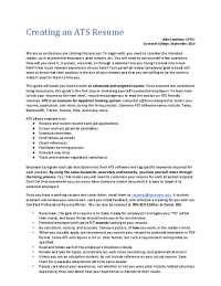 Creating an Effective Resume: A Guide by Leda Goodman