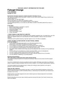 Fybogel Orange Medicine Leaflet