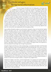 The Three Refuges in Buddhism: The Inspiration, Truth, and Support for Spiritual Growth