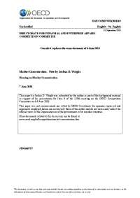 Understanding the Debate on Market Concentration and Antitrust Policy in the US