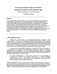 The AGENCY Model: Understanding the Low-road Mechanism for Conscious-state Attribution
