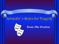 Aristotle's Rules for Tragedy