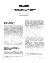 Effectiveness and Side Effects of Medications for Obsessive-Compulsive Disorder (OCD)