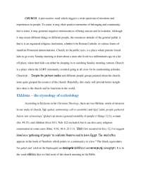 Understanding the Nature and Function of the Church: A Biblical Perspective